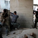 Syrian rebels fire on government forces in Aleppo