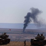 Mortar shells from Kurdish-Islamic State conflict land in Turkey