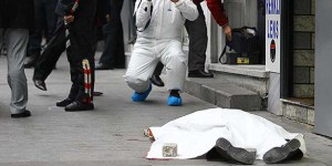 Turkish-Armenian journalist Hrant Dink was assassinated in broad daylight on Jan. 19, 2007 in front of the building of the Agos weekly in İstanbul. (Photo: Today's Zaman, Kürşat Bayhan) 