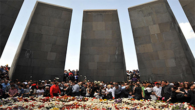 Genocide commemorations in Yerevan, Armenia in 2012 Getty