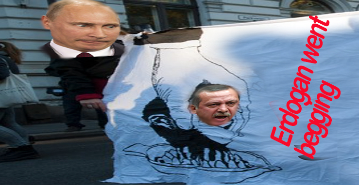 erdogan went begging