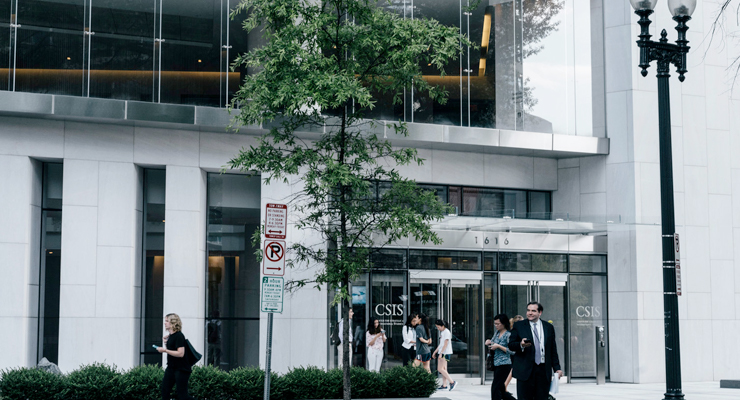  The new $100 million office of the Center for Strategic and International Studies, a think tank in Washington. Credit Greg Kahn for The New York Times 