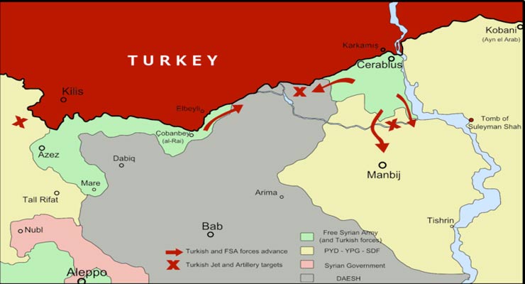 syria map