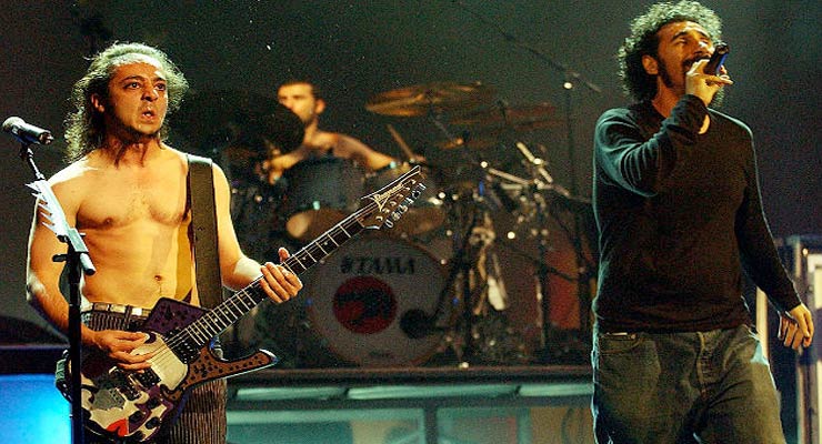  System Of A Down Credit: Getty 