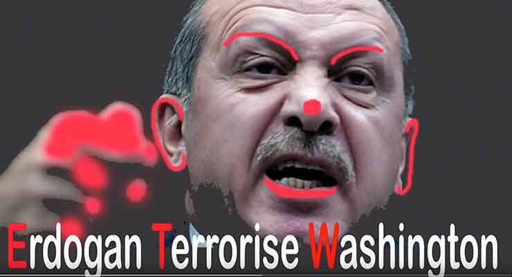 Erdogan terrorize,washington