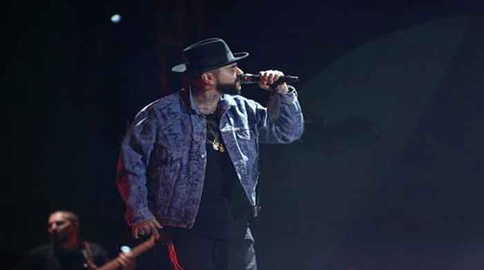 Timati waved the Armenian flag on the stage.