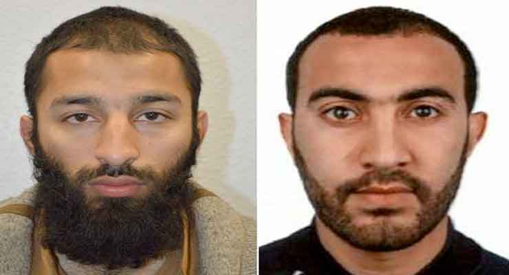 Khuram Butt, Rachid Redouane and a third jihadist drove a rented van into crowds before calmly strolling into Borough Market and stabbing multiple victims 