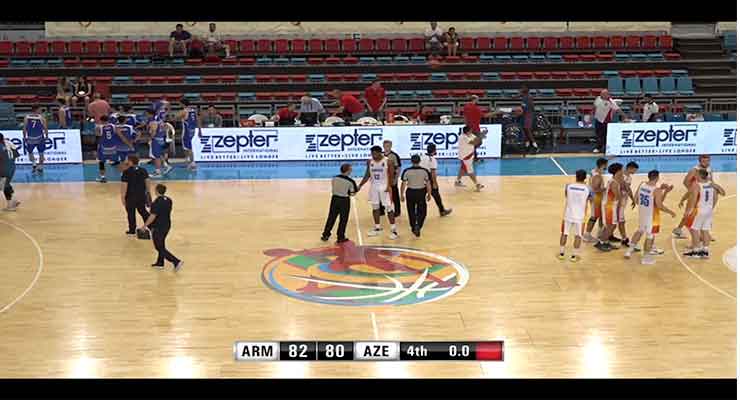 FIBA U20: Armenia beats Azerbaijan