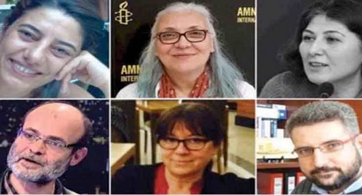 Turkey court ,human rights activists