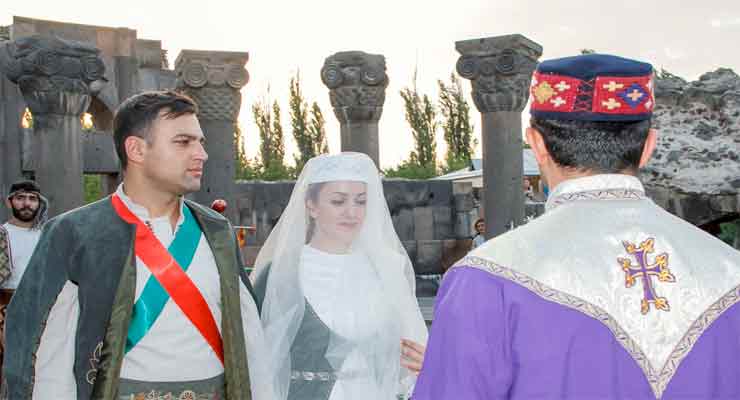 Armenian wedding zvartnots