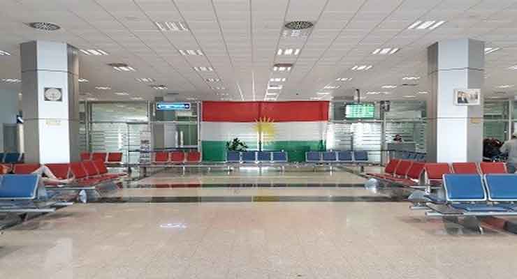 Empty Erbil airport 