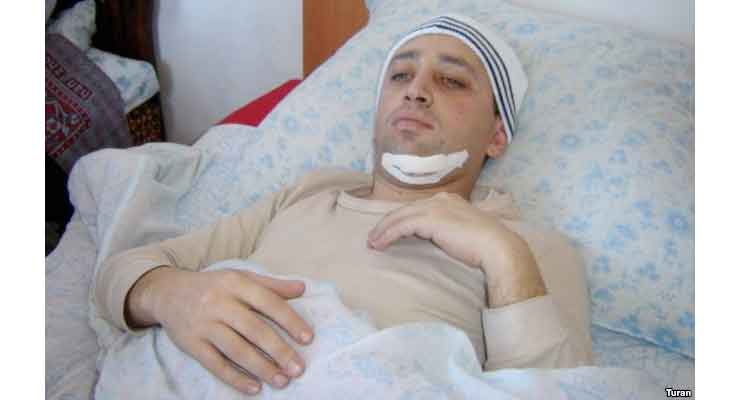 Fikret Huseynli was stabbed, beaten, and left for dead by unknown assailants in Baku in 2006.