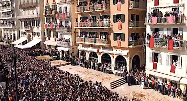 Greek Easter Pot Smashing