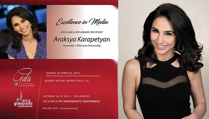 Araksya Karapetyan to Receive Excellence in Media Award at the