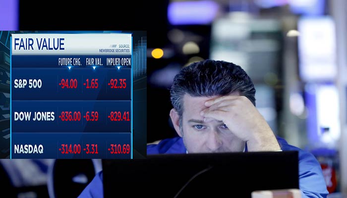 Dow Plunges By 950 Points On Fears Coronavirus Will Tank Global