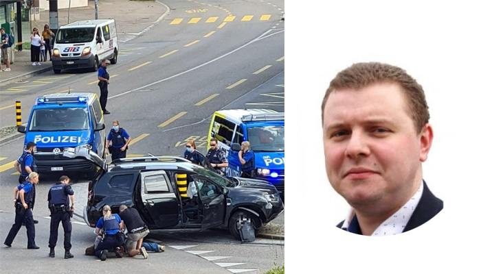 Tomasz Lech Buczek, was hit by a car in Frankfurt am Main. The driver ...